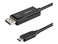 StarTech.com 2 m USB-C till DisplayPort 1.2-kabel - dubbelriktad, 2 m, USB Type-C, DisplayPort, Hankoppling, Hankoppling, Rak CDP2DP2MBD