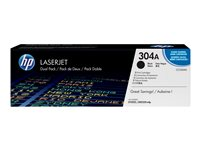 HP 304A original Colour LaserJet Toner cartridge CC530AD black standard capacity 2 x 3.500 pages 2-pack CC530AD