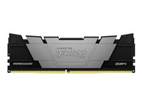 Kingston FURY Renegade - DDR4 - modul - 32 GB: 1 x 32 GB - DIMM 288-pin - 3600 MHz / PC4-28800 - CL18 - 1.2 V - ej buffrad - icke ECC - svart KF436C18RB2/32