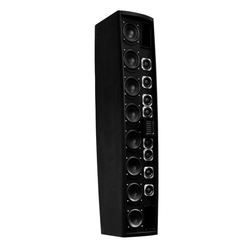 Soundtube Line Array-Point Source speaker 8x4,5" bas,8x2" mid,1x2,5" Ribbon HF driver Vit  LA880I-WH