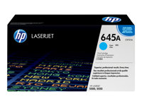 HP 645A cyan LaserJet-tonerkassett, original, 12000 sidor, Cyan, 1 styck C9731A