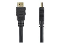 StarTech.com 2 m Höghastighets-HDMI-kabel – Ultra HD 4k x 2k HDMI-kabel – HDMI till HDMI M/M, 2 m, HDMI Typ A (standard), HDMI Typ A (standard), 3D kompatibilitet, 10,2 Gbit/s, Svart HDMM2M