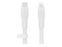 BELKIN BOOST CHARGE CABLE USB-C TO LTG SILICONE 3M WHITE CAA009BT3MWH