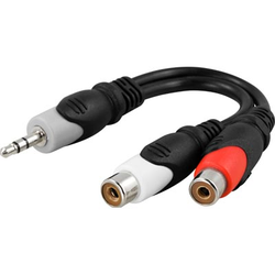 Multimedia adapter 3.5mm ma to 2xRCA fe AA-6