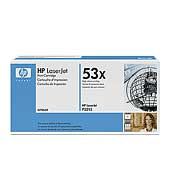 HP 53X svart LaserJet-tonerkassett med hög kapacitet, original, 7000 sidor, Svart, 1 styck Q7553X