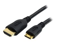 StarTech.com HDACMM1M , 1 m, HDMI Typ A (standard), HDMI Type C (Mini), 3D kompatibilitet, Ljudreturkanal (ARC), Svart HDACMM1M