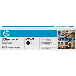 HP 125A - Svart - original - LaserJet - tonerkassett (CB540A) - för Color LaserJet CM1312 MFP, CP1215, CP1217, CP1515n, CP1518ni CB540A