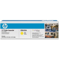 HP 125A - Gul - original - LaserJet - tonerkassett (CB542A) - för Color LaserJet CM1312 MFP, CP1215, CP1217, CP1515n, CP1518ni CB542A