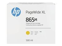 HP 865M - 500 ml - gul - original - PageWide XL - bläckpatron - för PageWide XL 3920, 4200, 4700, 5200, 8200 3ED88A