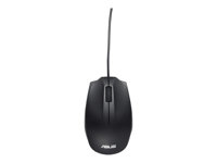 ASUS UT280, Ambidextrous, Optisk, USB Type-A, 1000 DPI, Svart 90XB01EN-BMU020