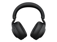 Evolve2 85 headset black MS, Link 380 BT adapter USB-A MS, Evolve2 85 Deskstand black,1.2m USB-C to USB-A Cable, 3.5mm jack audio cable,Flight adapter, Carry case, Warranty and warning (safety leaflets) 28599-999-889