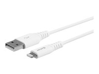 eSTUFF ES601304, 3 m, Lightning, USB A, Hankoppling, Hankoppling, Vit ES601304