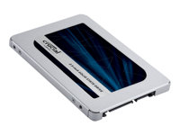 Crucial MX500, 500 GB, 2.5", 560 MB/s, 6 Gbit/s CT500MX500SSD1T