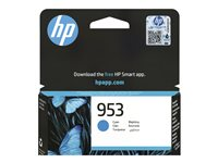 HP 953 - 10 ml - cyan - original - bläckpatron - för Officejet Pro 77XX, 82XX, 87XX F6U12AE