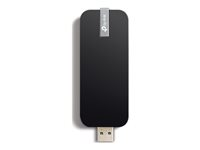 TP-Link Archer T4U, Trådlös, USB, WLAN, Wi-Fi 5 (802.11ac), 867 Mbit/s, Svart ARCHER T4U