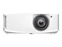 Optoma UHD35STx - DLP-projektor - 3D - 3600 lumen - 3840 x 2160 - 16:9 - 4K - fast objektiv med kort kastavstånd E9PV7KJ01EZ1