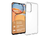 Insmat Crystal - Baksidesskydd för mobiltelefon - termoplastisk polyuretan (TPU) - klarglas - för Xiaomi Redmi 13C 650-1253