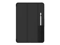 OtterBox Symmetry Folio Case för Apple 10.2-inch iPad (7:e generation, 8:e generation, 9:e generation), stöttåligt, fallskyddat, tunt skyddande foliofodral, testad till militärstandard, svart färg 77-62045