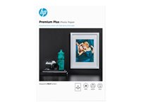 HP Premium Plus glättat fotopapper 20 ark/A4/210 x 297 mm, Glansigt, 300 g/m ^, Laser/bläckstråleskrivare, 20 ark, Business, Enterprise, 15 - 35 ° C CR672A