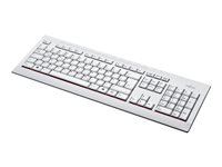 Fujitsu KB521, Fullstor (100 %), Kabel, USB, QWERTY, Grå S26381-K521-L155