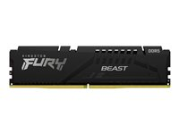 Kingston FURY Beast - DDR5 - sats - 32 GB: 2 x 16 GB - DIMM 288-pin - 4800 MHz / PC5-38400 - CL38 - 1.1 V - ej buffrad - on-die ECC KF548C38BBK2-32