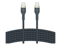 Belkin BOOST?CHARGE PRO Flex, 3 m, USB C, USB C, USB 2.0, Blå CAB011BT3MBL
