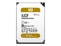 WD Gold Datacenter Hard Drive WD8002FRYZ - Hårddisk - 8 TB - inbyggd - 3.5" - SATA 6Gb/s - 7200 rpm - buffert: 128 MB WD8002FRYZ