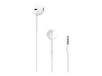 Apple EarPods - Hörlurar med mikrofon - öronknopp - kabelansluten - 3,5 mm kontakt MWU53ZM/A