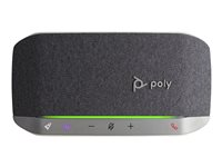 Poly Sync 20 - Smart högtalartelefon - Bluetooth - trådlös, kabelansluten - USB-A - silver - Certifierad för Microsoft-teams 772C8AA