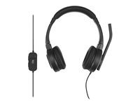 Kensington H1000 USB-C On-ear-headset, Kabel, Samtal/musik, 210 g, Headset, Svart K83450WW