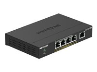 NETGEAR GS305PP, Ohanterad, Gigabit Ethernet (10/100/1000), Full duplex, Strömförsörjning via Ethernet (PoE) stöd, Monteringsbar på väggen GS305PP-100PES