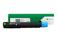 Lexmark 24B7519, 14500 sidor, Cyan, 1 styck 24B7519