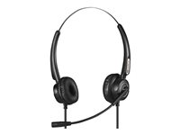 Sandberg 126-30, Kabel, Kontor/callcenter, 20 - 7000 hz, Headset, Svart 126-30