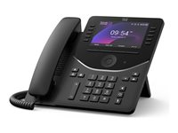 Cisco Desk Phone 9861 - VoIP-telefon - med Trusted Platform Module (TPM) 2.0 med nummerpresentation/samtal väntar - IEEE 802.11a/b/g/n/ac (Wi-Fi) / Bluetooth 5.2 LE - SIP, SDP, RTCP, RTP, SRTP - 130 linjer - kolsvart DP-9861-K9=