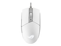 ASUS ROG Strix Impact II Moonlight White, Ambidextrous, Optisk, USB Type-A, 6200 DPI, Vit 90MP02C0-BMUA00