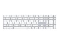 Apple Magic Keyboard with Numeric Keypad - Tangentbord - trådlös - Bluetooth - QWERTY - norsk - silver MQ052H/A