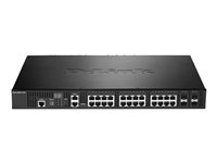 D-Link DXS-3400-24TC, hanterad, L3, Gigabit Ethernet (10/100/1000), Full duplex, Rackmontering, 1U DXS-3400-24TC