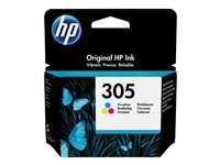 HP 305 - Färg (cyan, magenta, gul) - original - bläckpatron - för Deskjet 23XX, 27XX, 28XX, 41XX, 42XX, DeskJet Plus 41XX, ENVY 60XX, 64XX, ENVY Pro 64XX 3YM60AE#301