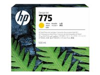 HP 775 - 500 ml - gul - original - DesignJet - bläckpatron - för DesignJet Z6 Pro 1XB19A