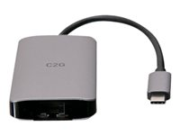 C2G C2G54456, Kabel, USB 3.2 Gen 1 (3.1 Gen 1) Type-C, 10,100,1000 Mbit/s, Svart, 5 Gbit/s, 4096 x 2160 pixlar C2G54456