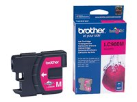 Brother LC980M - Magenta - original - bläckpatron - för Brother DCP-145, 163, 167, 193, 195, 197, 365, 373, 375, 377, MFC-250, 255, 290, 295, 297 LC980M