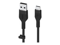 Belkin BoostCharge - USB-kabel - USB (hane) till 24 pin USB-C (hane) - 2 m - svart CAB008BT2MBK