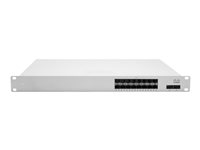 Meraki MS425-16-HW Switch - Managerad - 16 x 10 Gigabit SFP+ + 2 x 40 Gigabit QSFP+ (upplänkar) - rackmonterbar - OBS!! Strömkabel beställ separat MA-PWR-CORD-EU MS425-16-HW