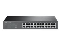 TP-Link TL-SG1024D, Ohanterad, Gigabit Ethernet (10/100/1000), Full duplex, Rackmontering TL-SG1024D