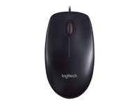 Logitech M90 - Mus - höger- och vänsterhänta - optisk - kabelansluten - USB 910-001793