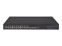 HPE FlexNetwork 5130 24G PoE+ 4SFP+ (370W) EI, hanterad, L3, Gigabit Ethernet (10/100/1000), Strömförsörjning via Ethernet (PoE) stöd, Rackmontering, 1U JG936A#ABB