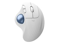 Logitech Ergo Series ERGO M575S - Styrkula - ergonomisk - optisk - 5 knappar - trådlös - Bluetooth, 2.4 GHz - Logitech Logi Bolt USB-mottagare - offwhite 910-007030