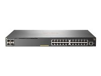 HPE Aruba 2930F 24G PoE+ 4SFP - Switch - L3 - Administrerad - 24 x 10/100/1000 (PoE+) + 4 x gigabit SFP (upplänk) - rackmonterbar - PoE+ (370 W) JL261A