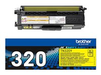 Brother TN-320Y, 1500 sidor, Gul, 1 styck TN320Y