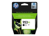 HP 953XL - 42.5 ml - Lång livslängd - svart - original - bläckpatron - för Officejet Pro 77XX, 82XX, 87XX L0S70AE